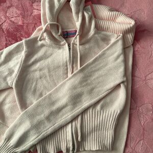 Women's Pink Hoodie Sweater